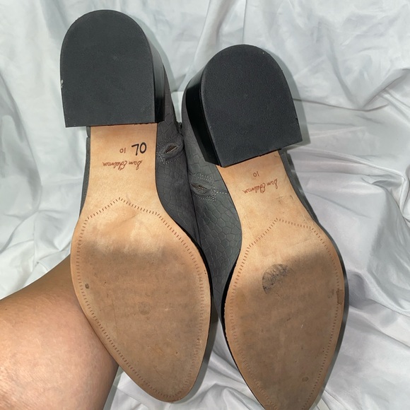 Sam Edelman Leather Grey Ankle Joey Boot - Picture 7 of 9